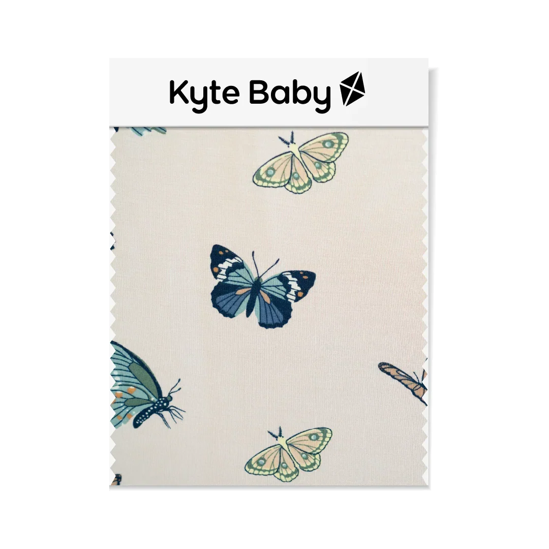 Twin Sheet in Blush Butterfly