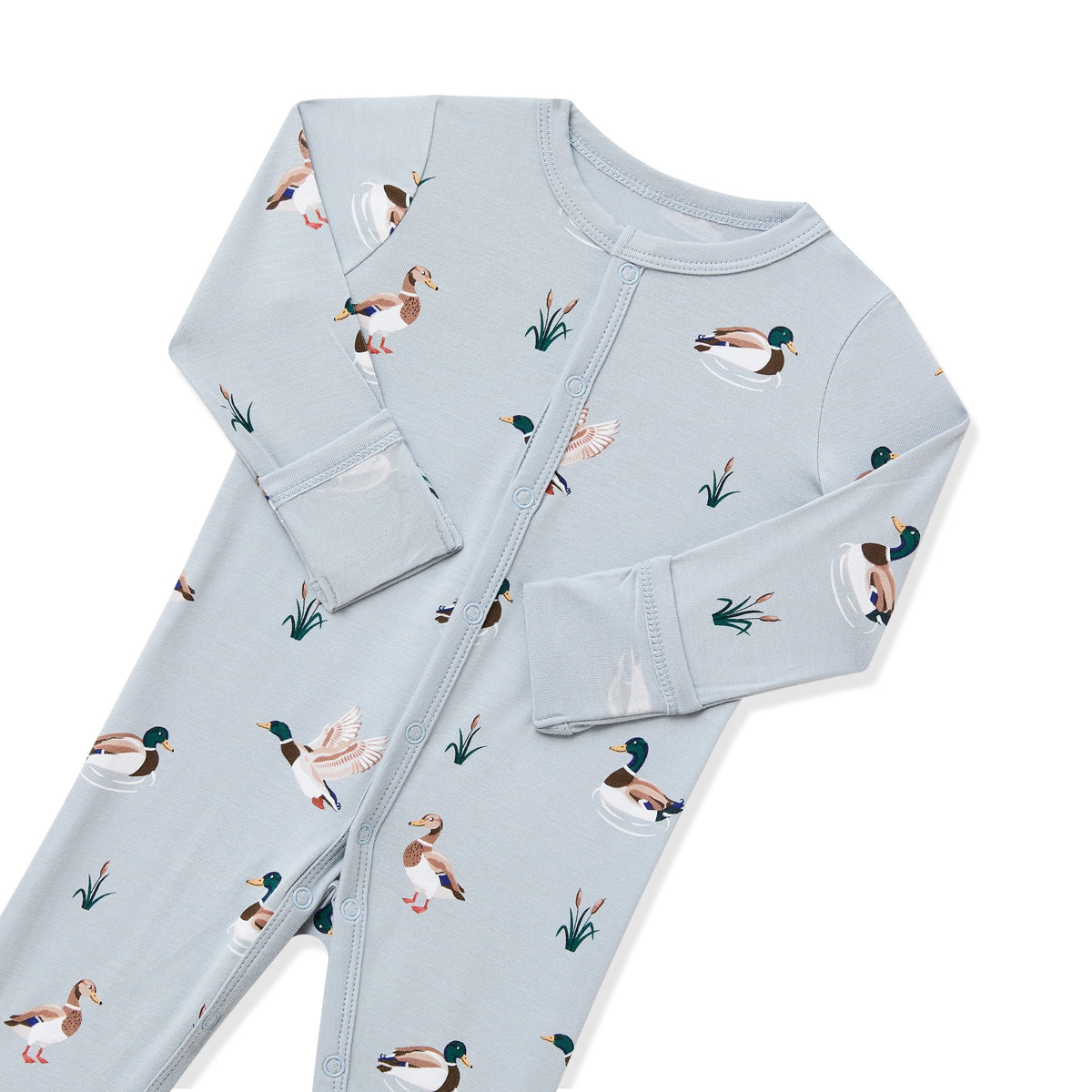 Romper in Mallard Duck
