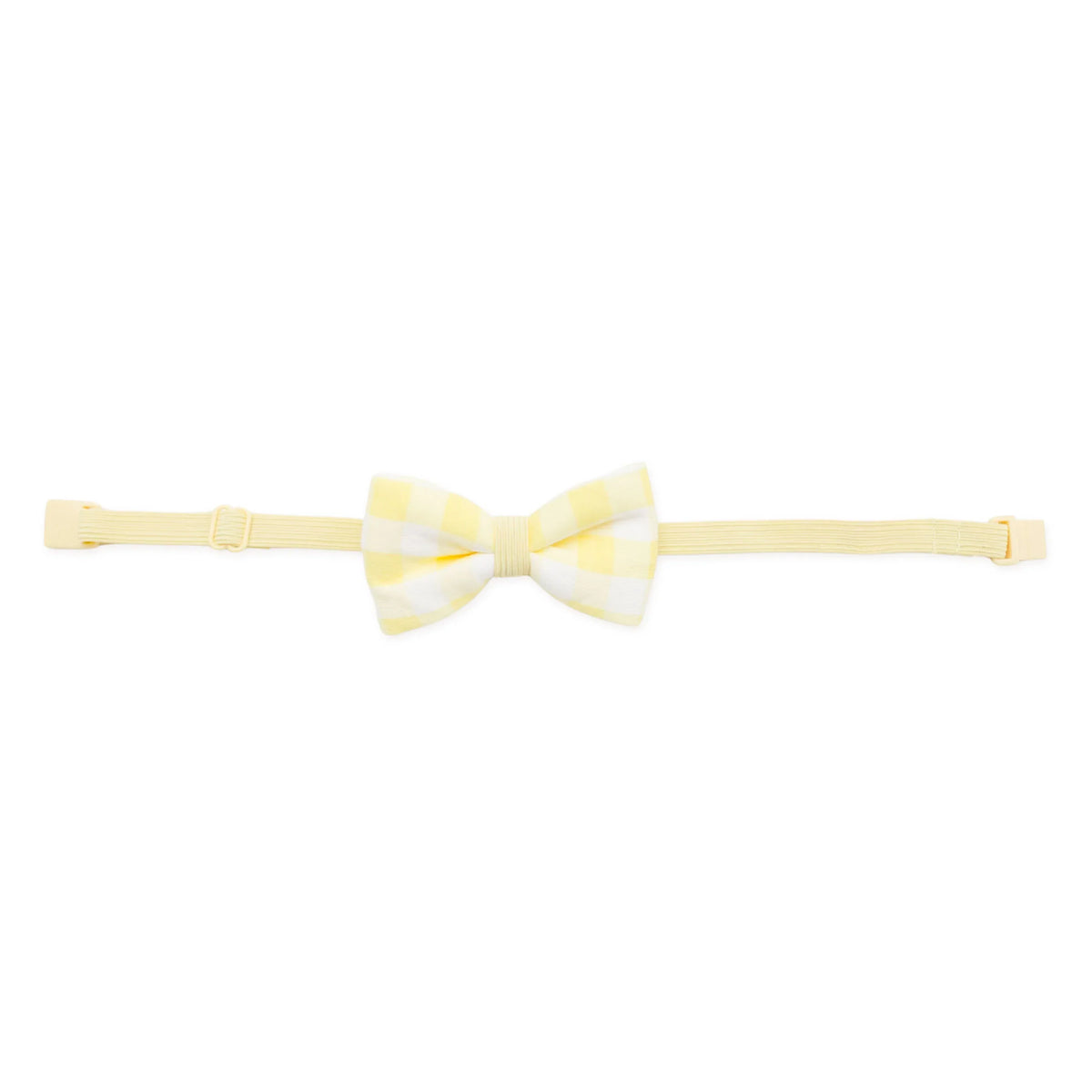 Bow Tie in Gingham Chamomile