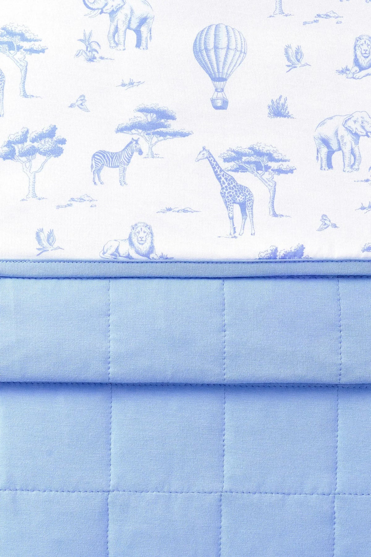 Toddler Blanket in Toile Safari 1.0