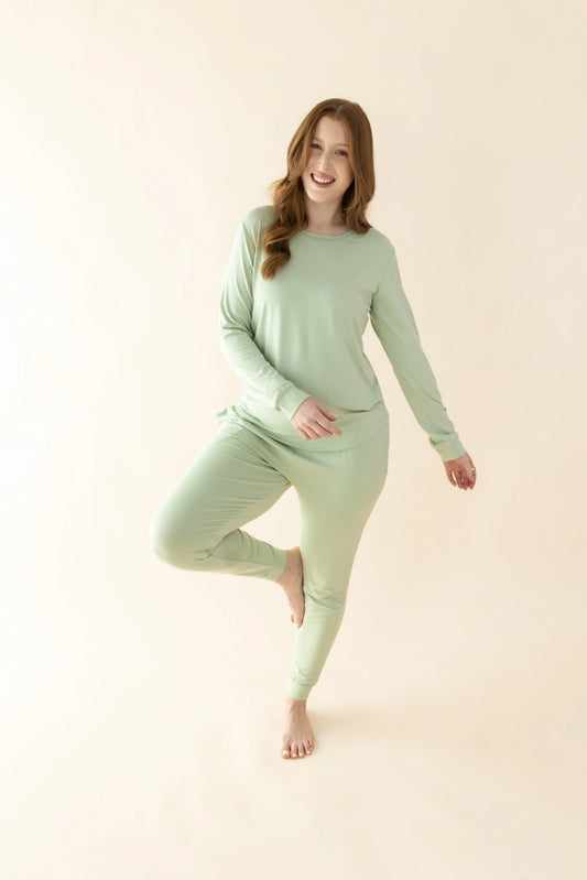 Women's Jogger Pajama Set in Basil