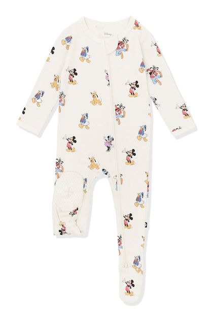 Zippered Footie in Mickey Mouse and Friends