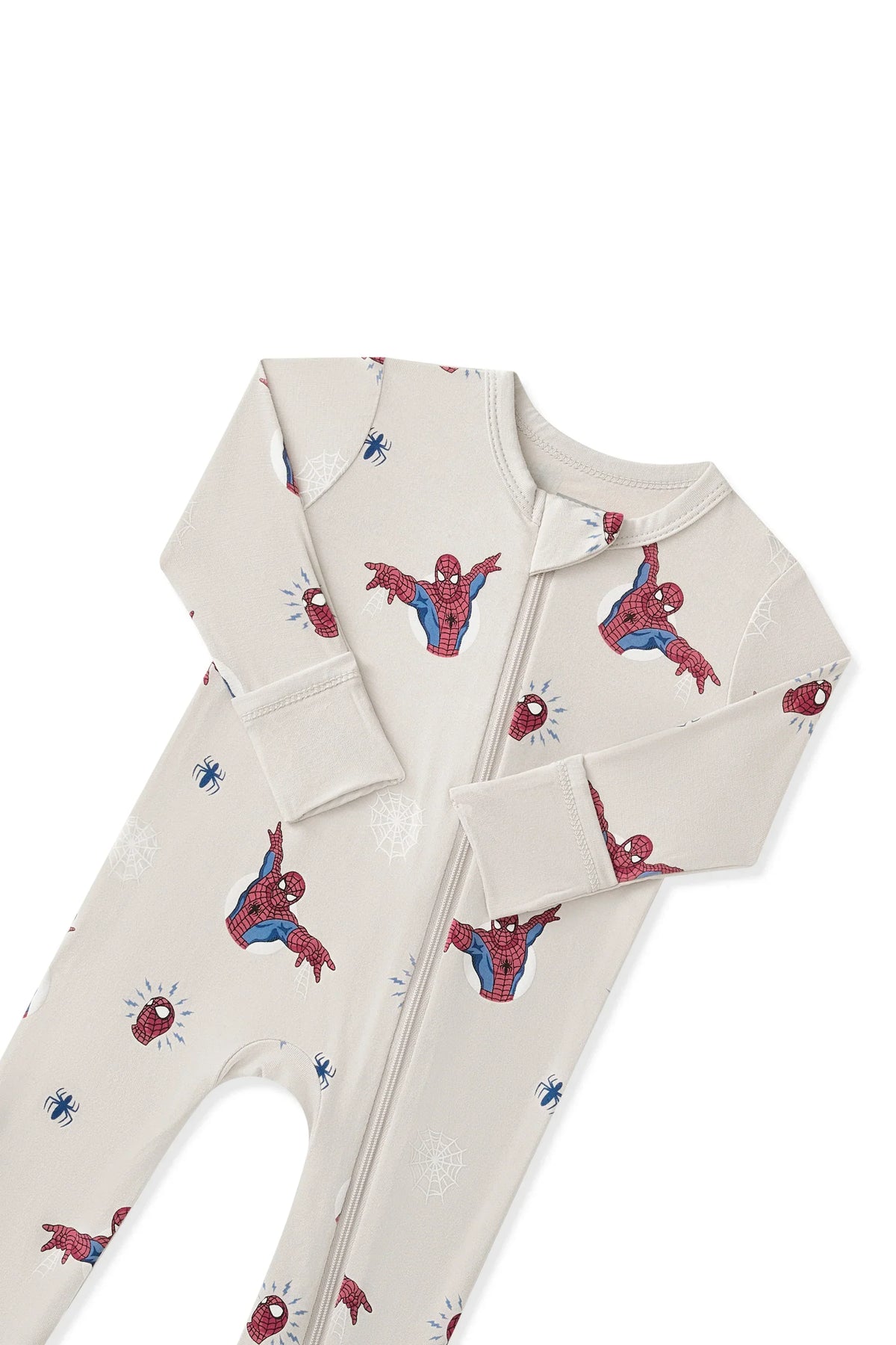 Zippered Romper in Spider-Man