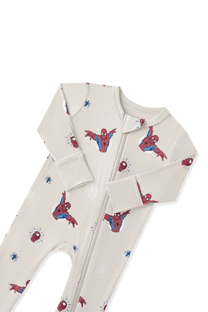 Zippered Romper in Spider-Man