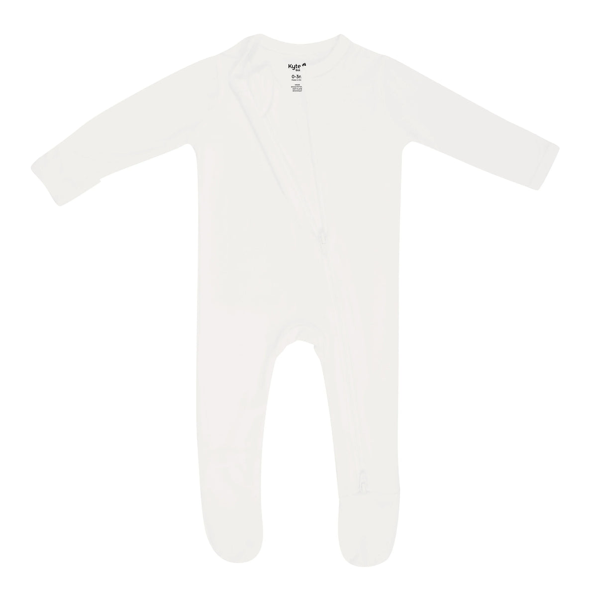 Zippered Footie in Cloud