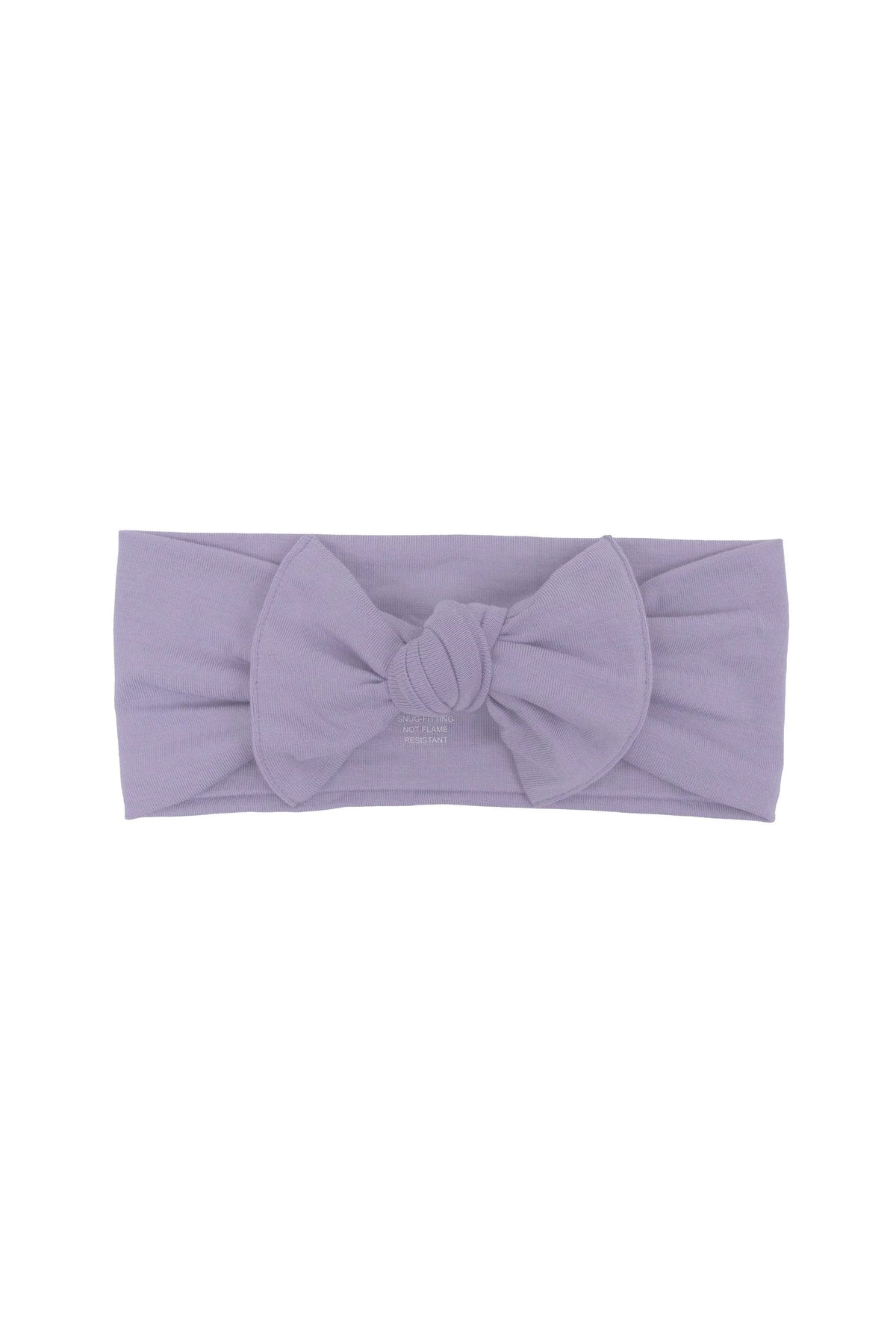 Knotted Bow Headband in Taro