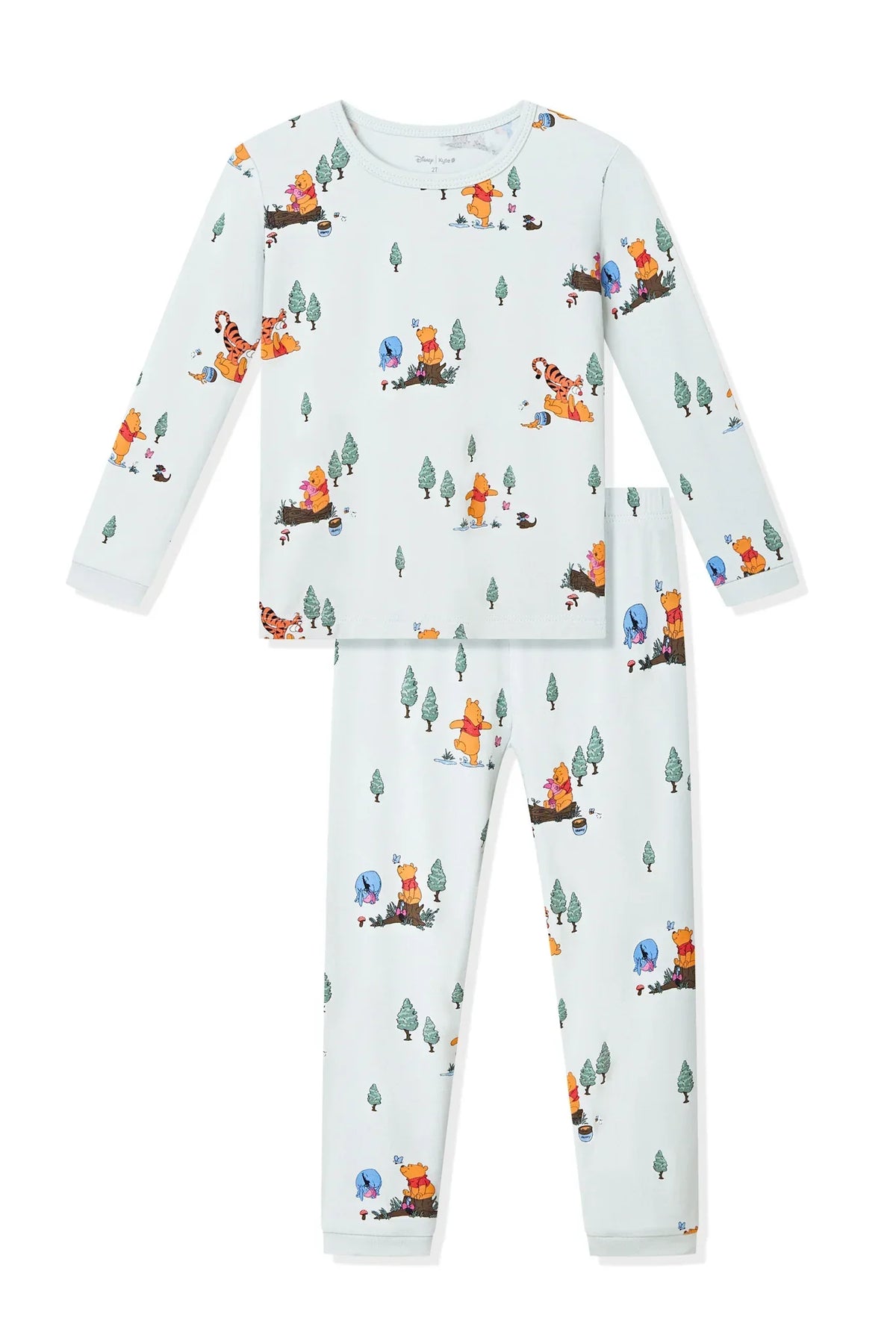 Long Sleeve Pajamas in Winnie the Pooh Hundred Acre Wood