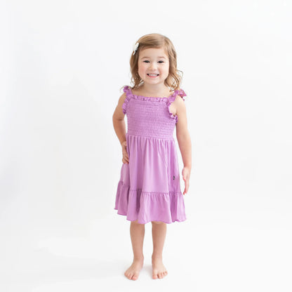 Smocked Dress in Poi