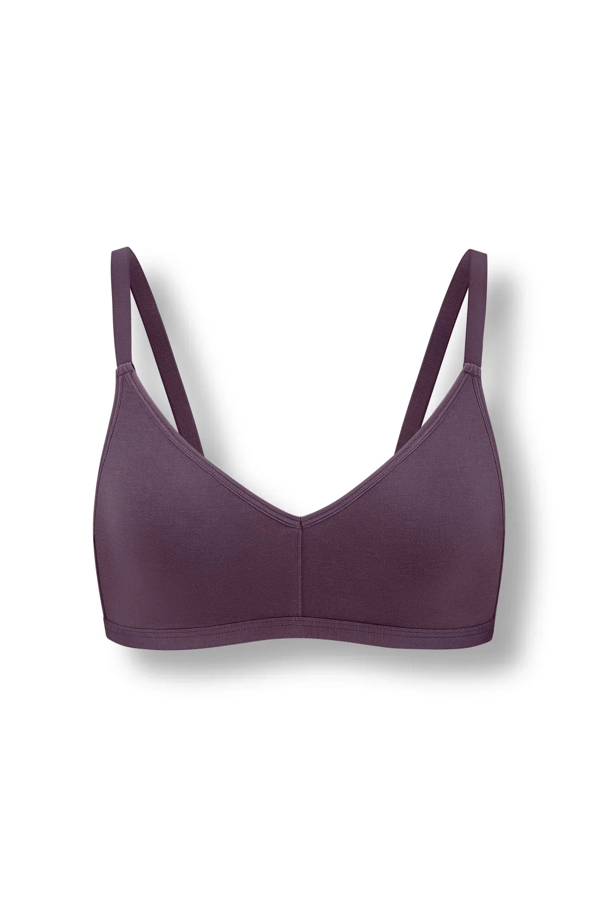 Women's V-Neck Bra in Currant