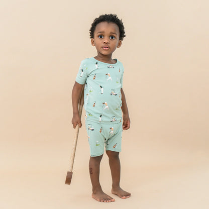 Short Sleeve Pajamas in Golf