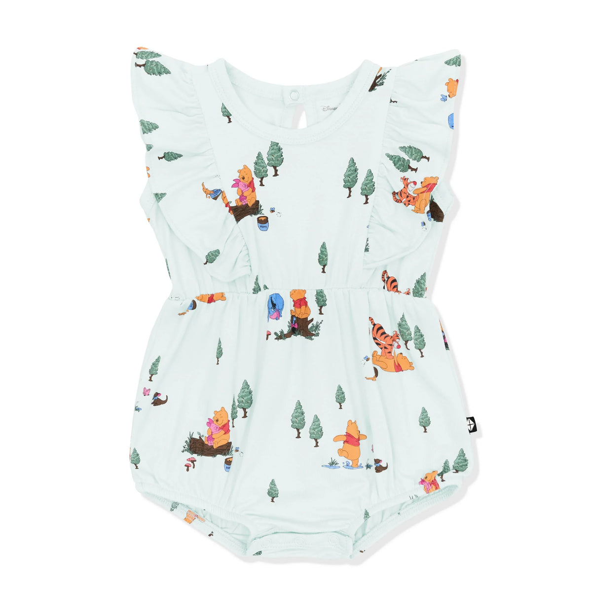 Bubble Romper in Winnie the Pooh Hundred Acre Wood
