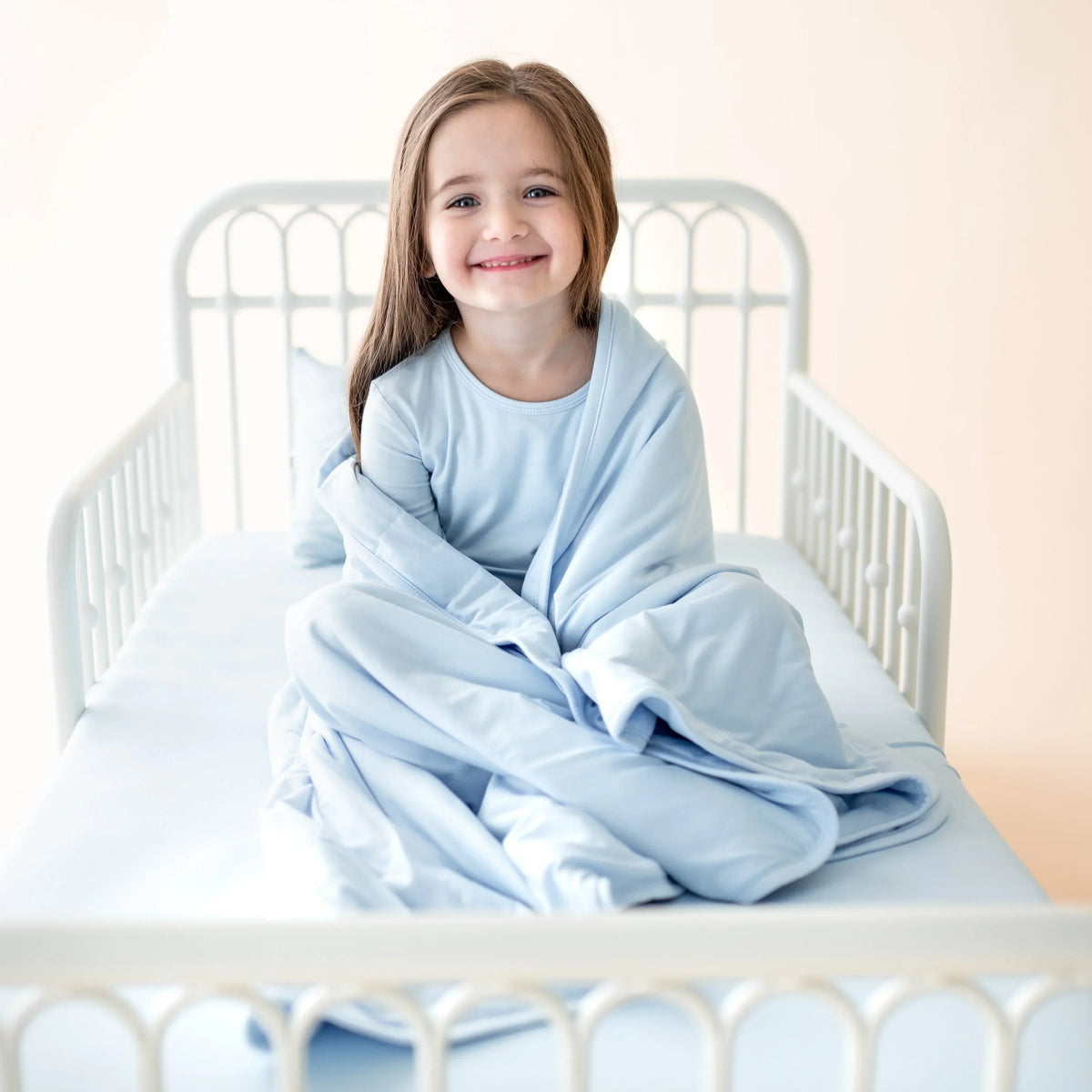 Long Sleeve Pajamas in Breeze
