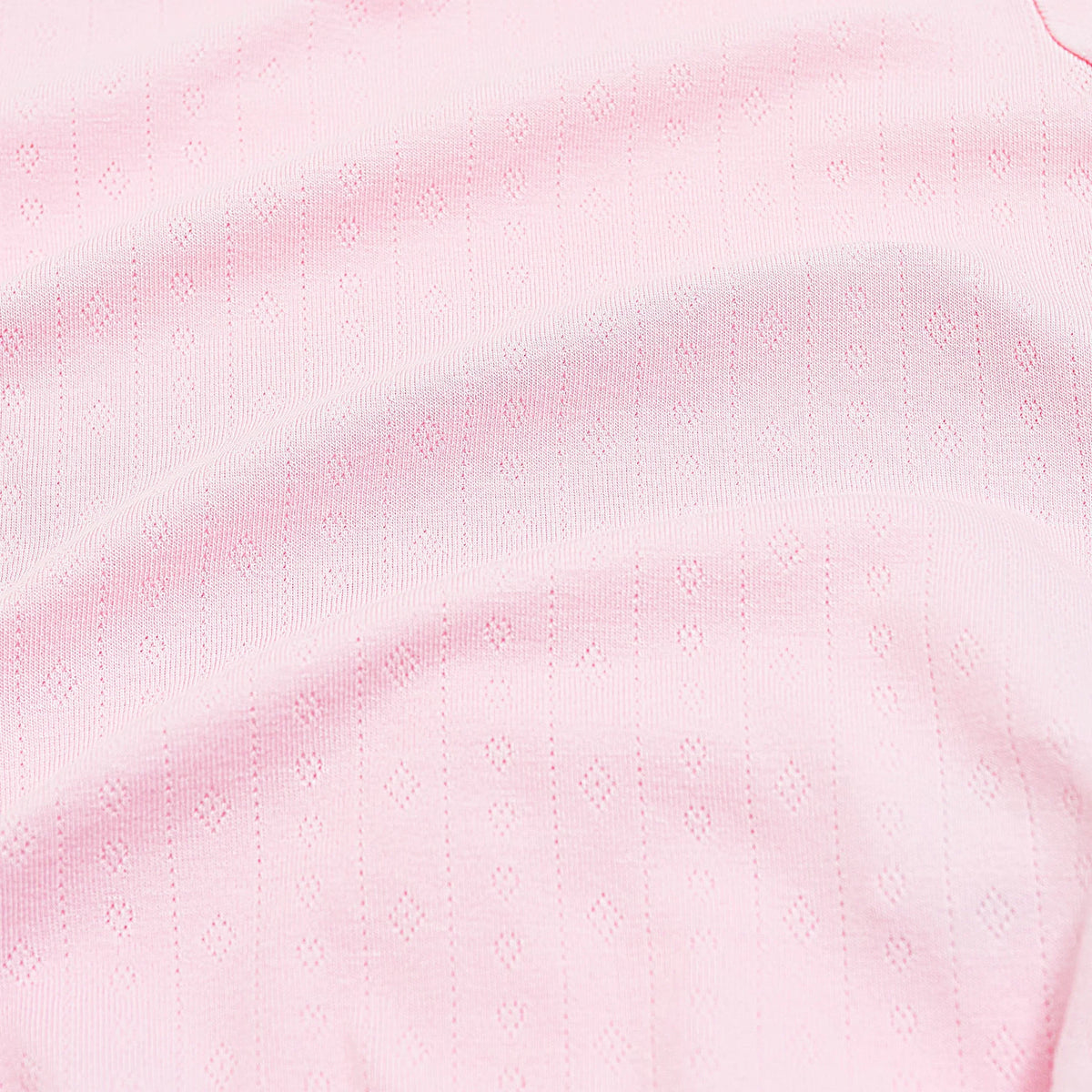 Pointelle Bodysuit Dress in Sakura