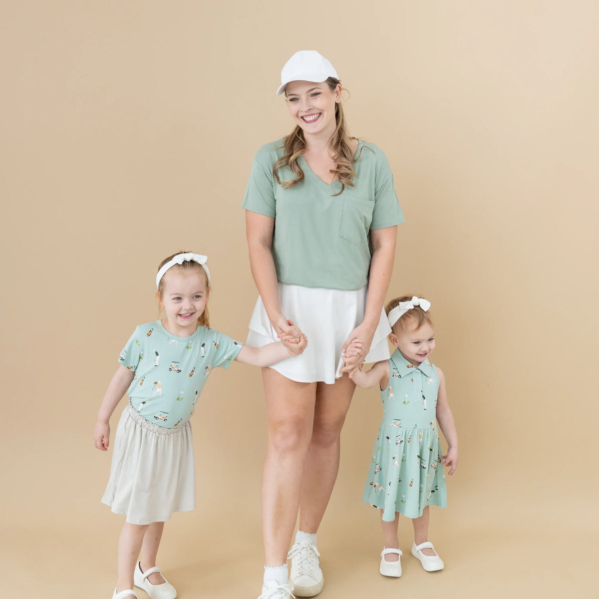 Polo Bodysuit Dress in Golf