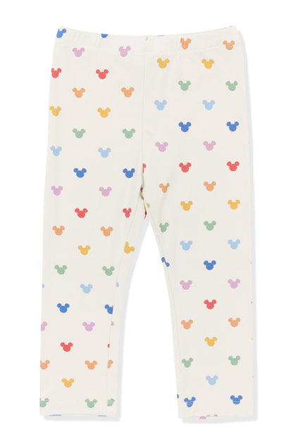 Toddler Leggings in Pastel Mickey Mouse