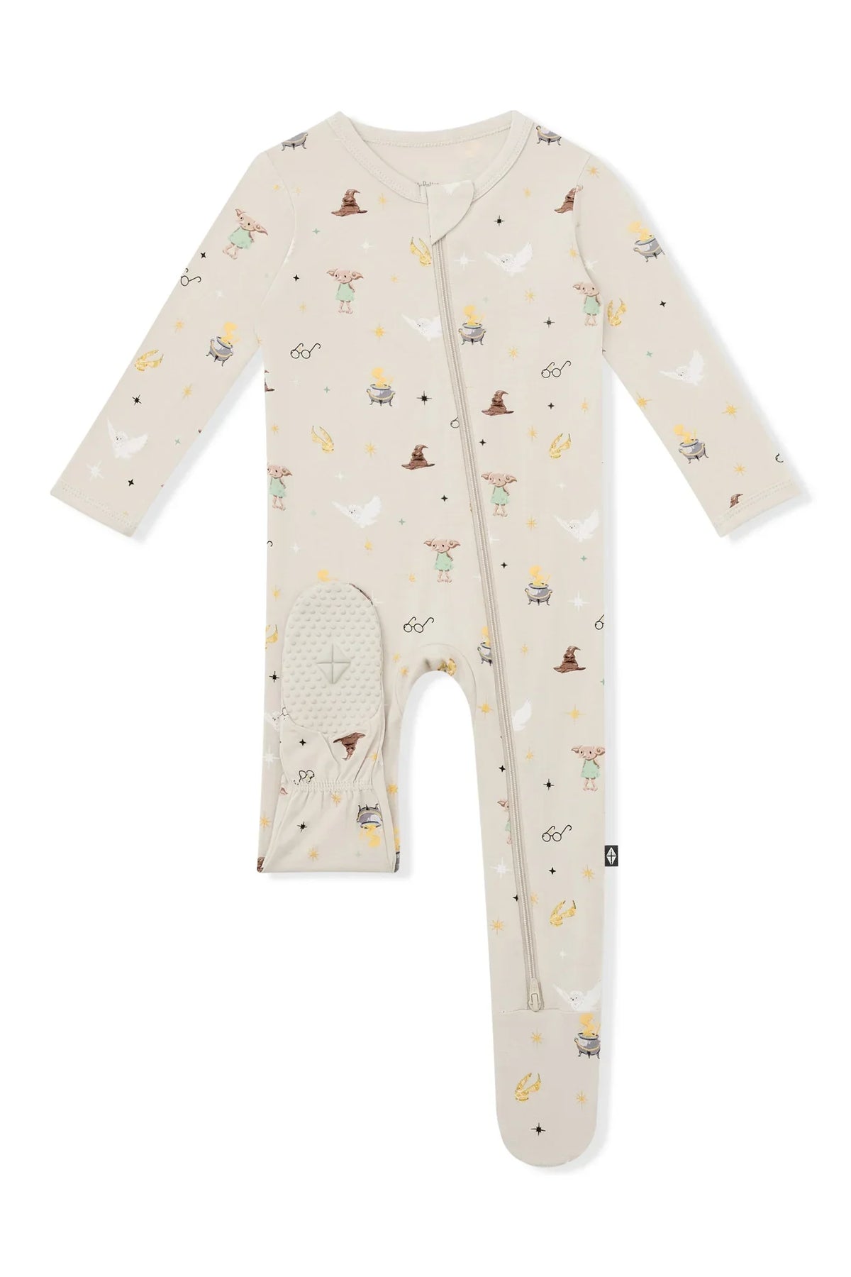Zippered Footie in Starry Icon