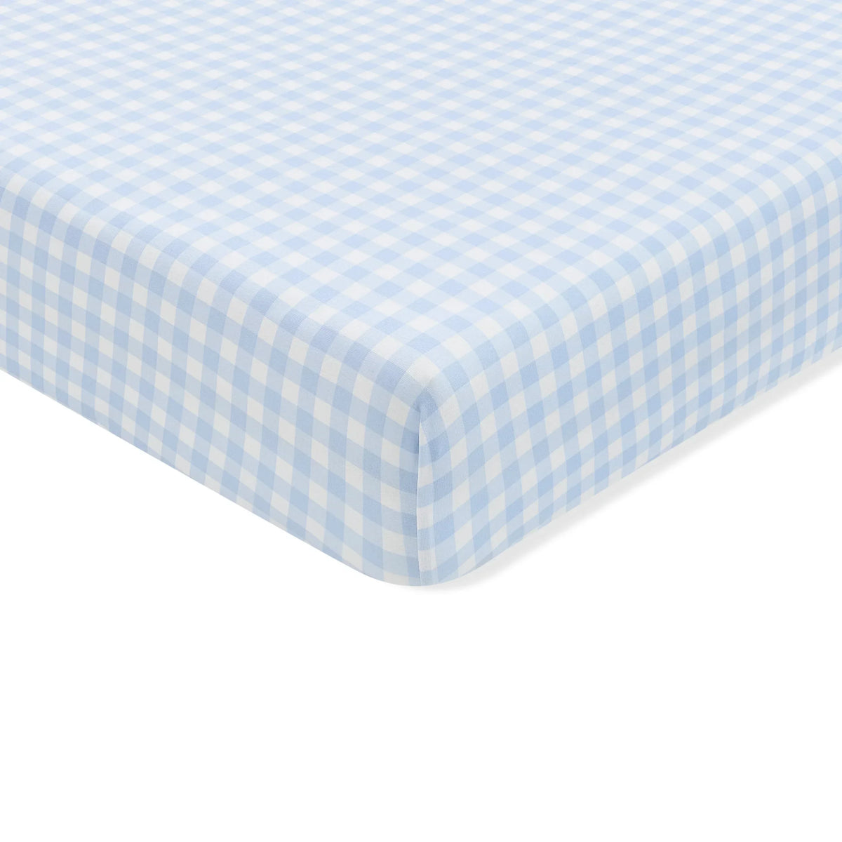 Crib Sheet in Gingham Breeze