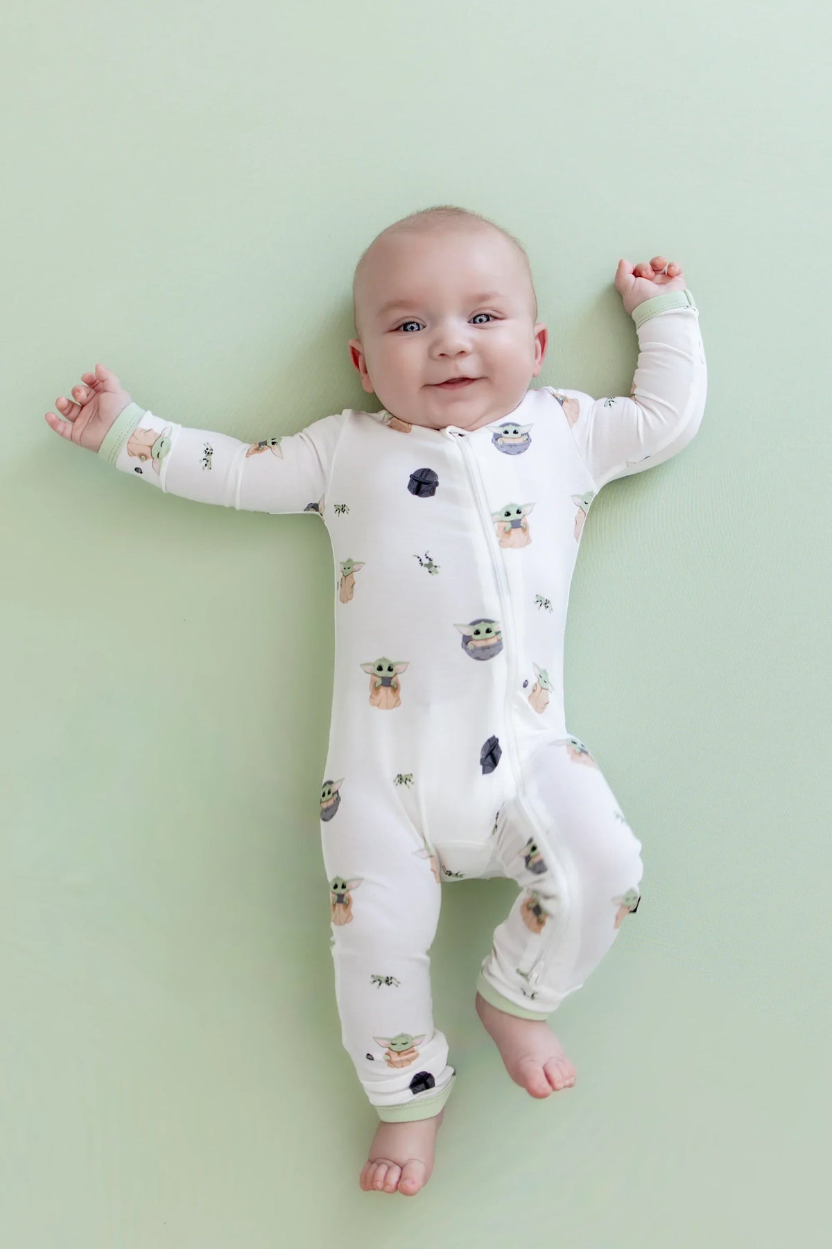 Zippered Romper in Grogu™