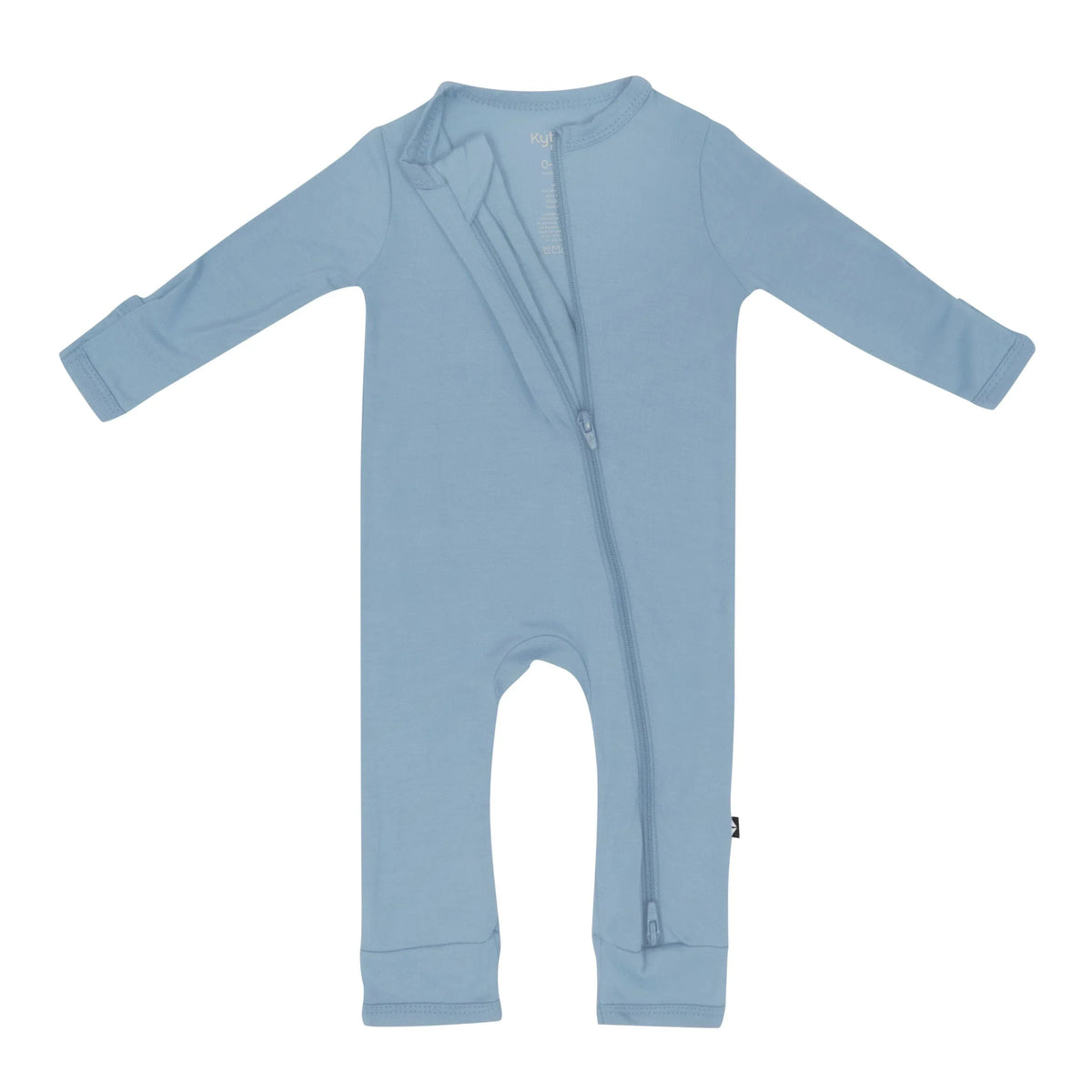 Zippered Romper in Slate