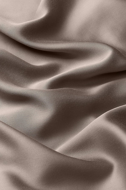 Bamboo Sateen Pillowcase Set in Truffle