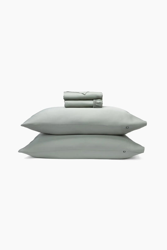 Bamboo Sateen Sheet Set in Eucalyptus