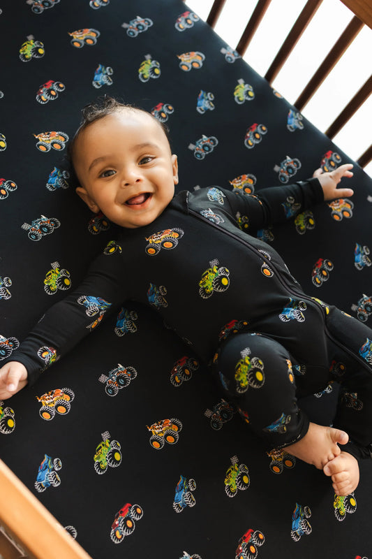 Crib Sheet in Monster Truck