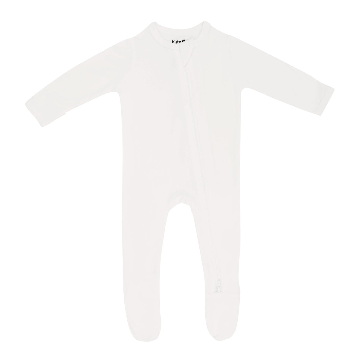 Zippered Footie in Cloud