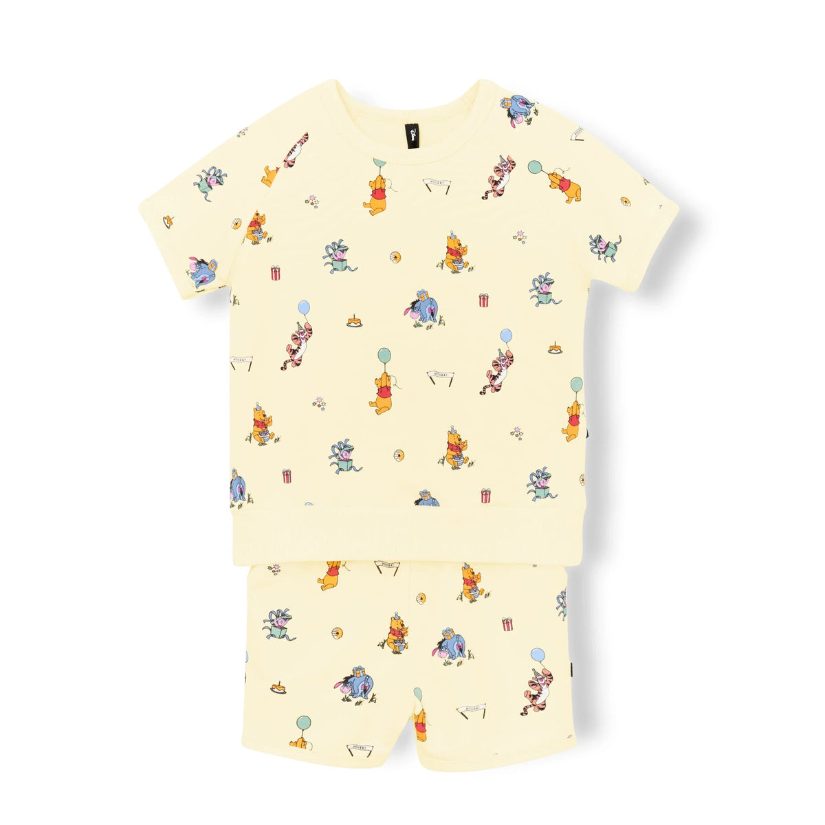 Short Sleeve Jogger Set in Winnie the Pooh Celebration