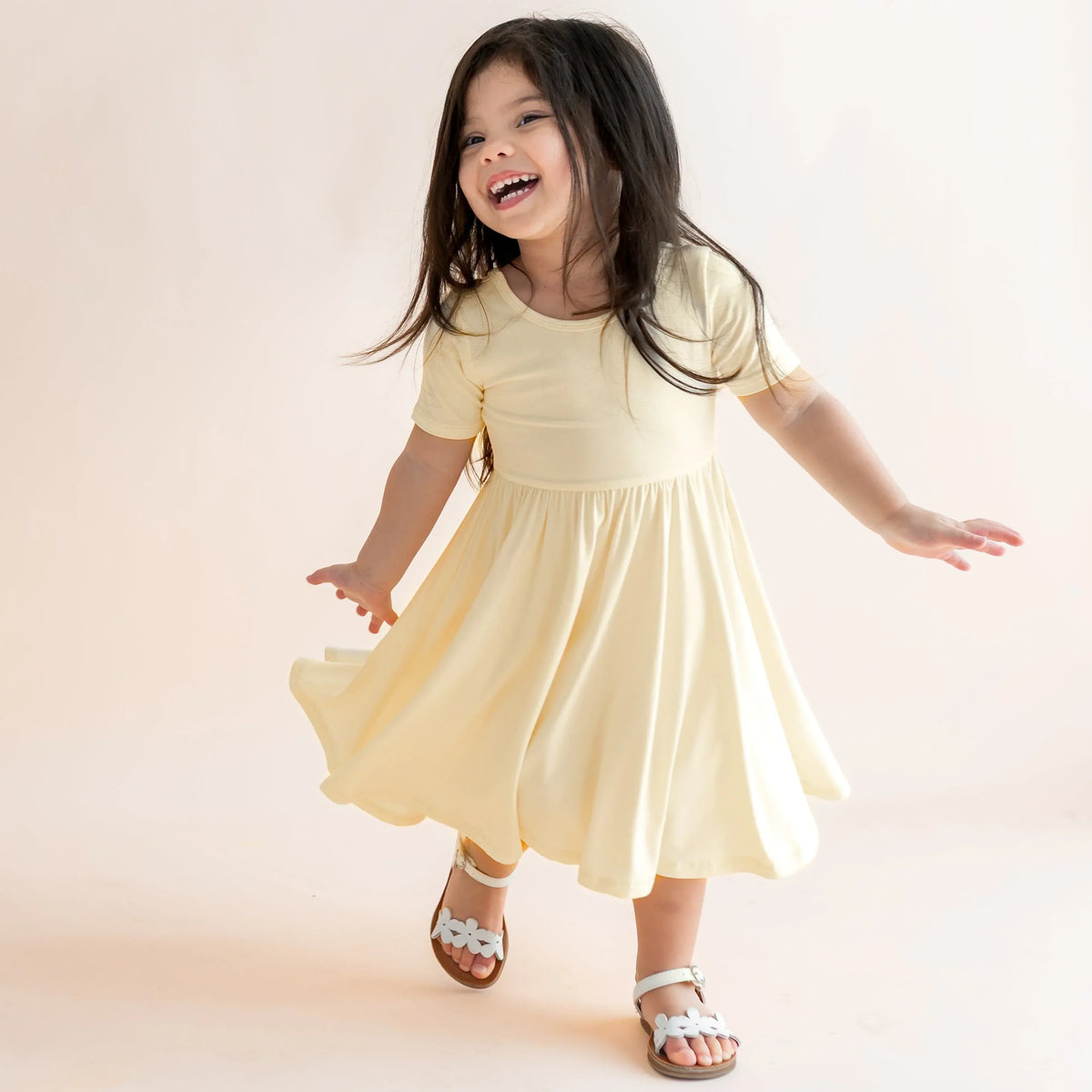 Twirl Dress in Chamomile