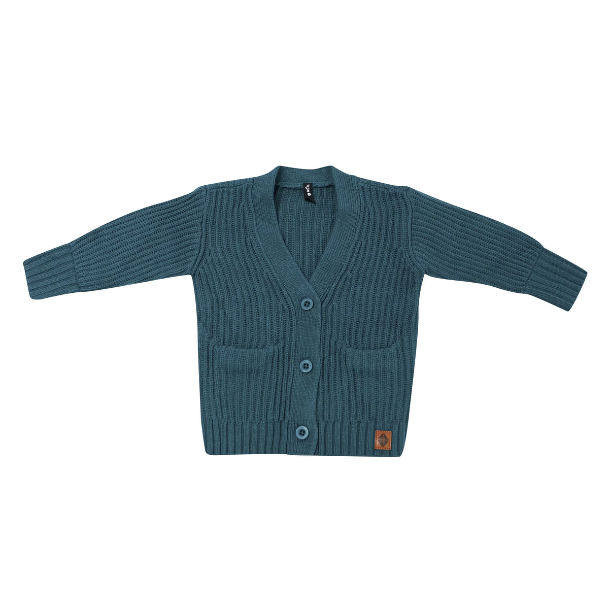 Chunky Knit Oversized Cardigan in Atlantic