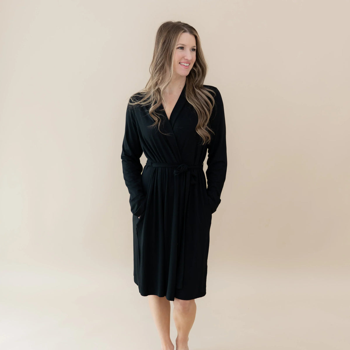 Women’s Lounge Robe in Midnight