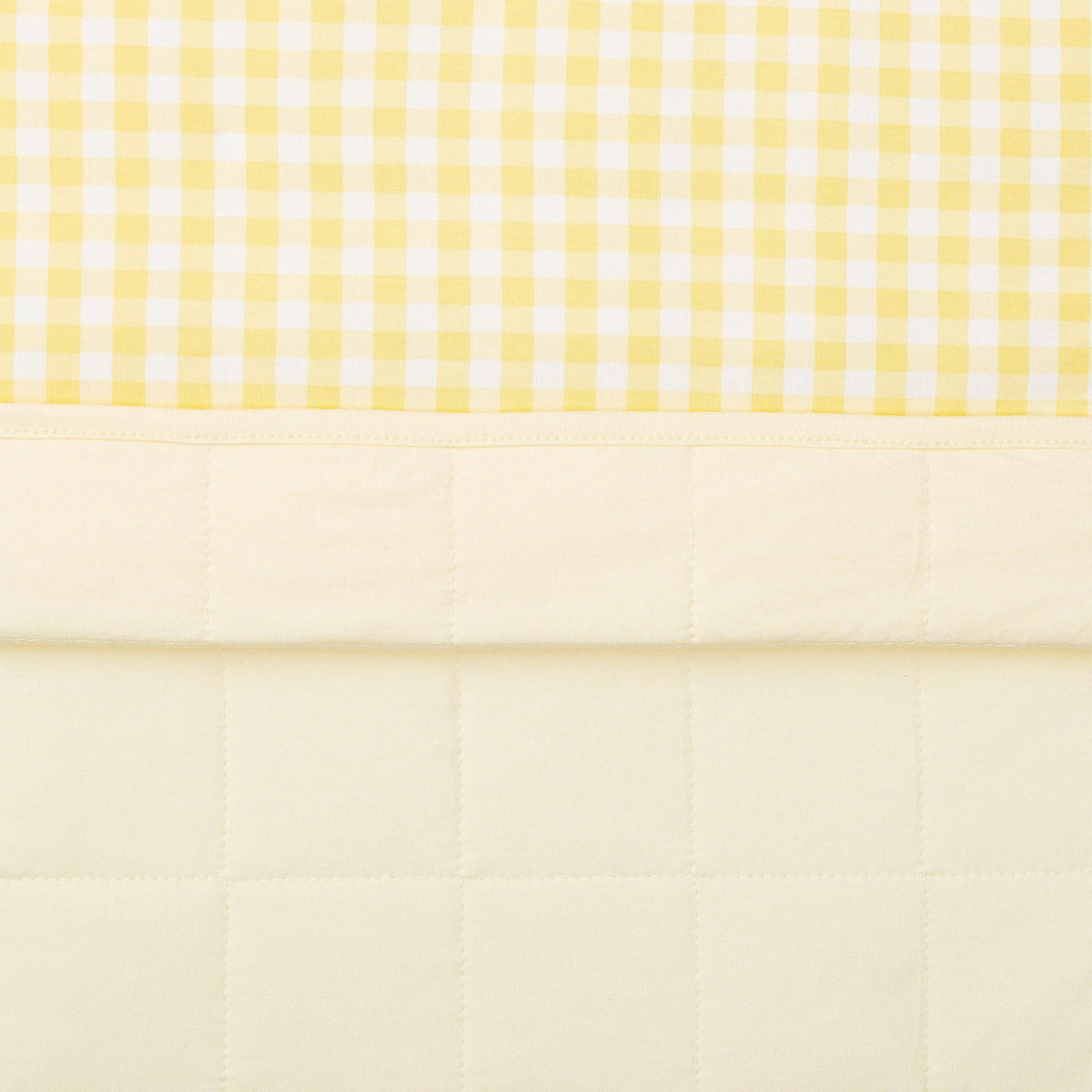 Baby Blanket in Gingham Chamomile 1.0