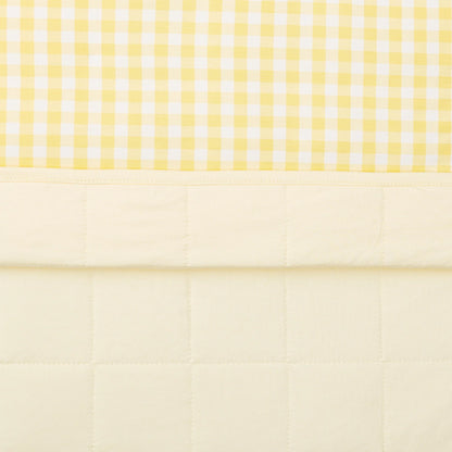 Baby Blanket in Gingham Chamomile 1.0