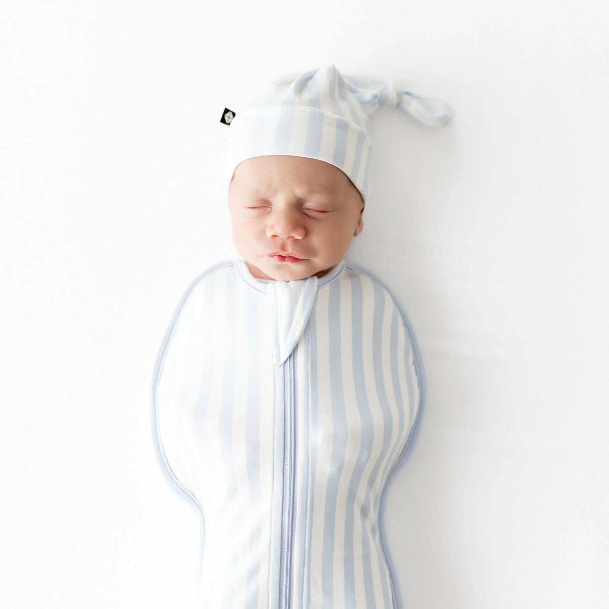 Swaddle Bag in Small Mist Stripe 0.5