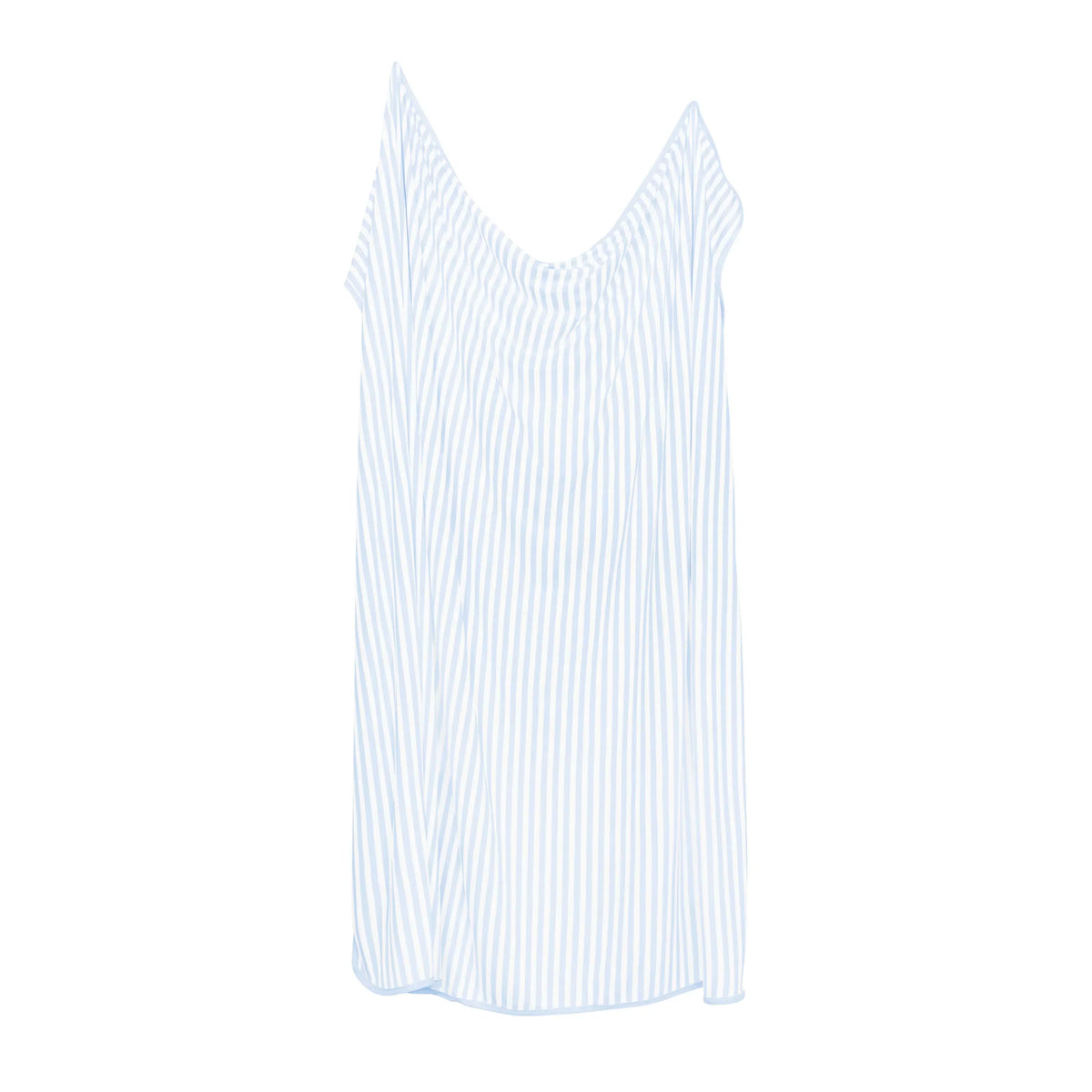 Swaddle Blanket in Small Mist Stripe
