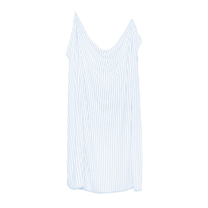 Swaddle Blanket in Small Mist Stripe