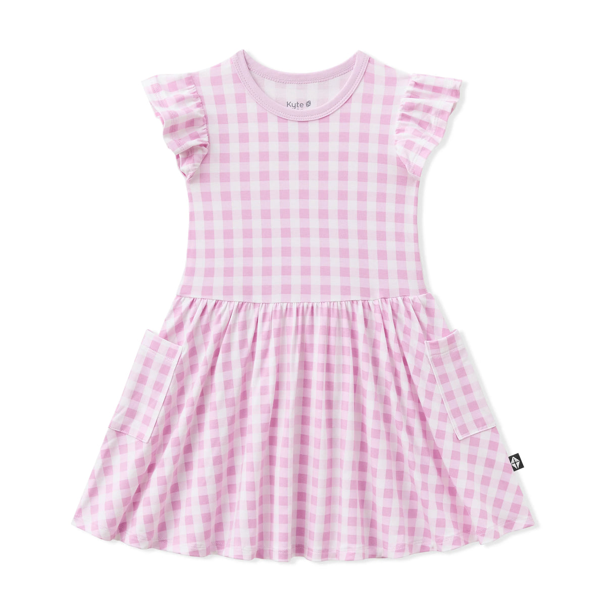 Pocket Dress in Gingham Thistle