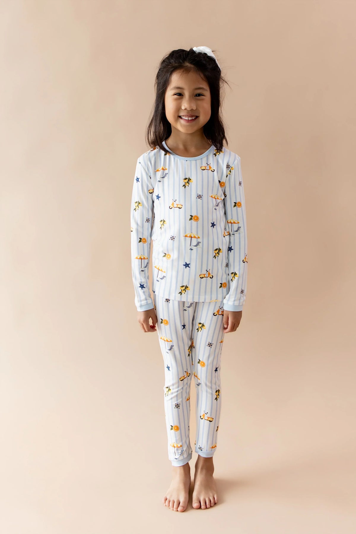 Long Sleeve Pajamas in Amalfi Coast