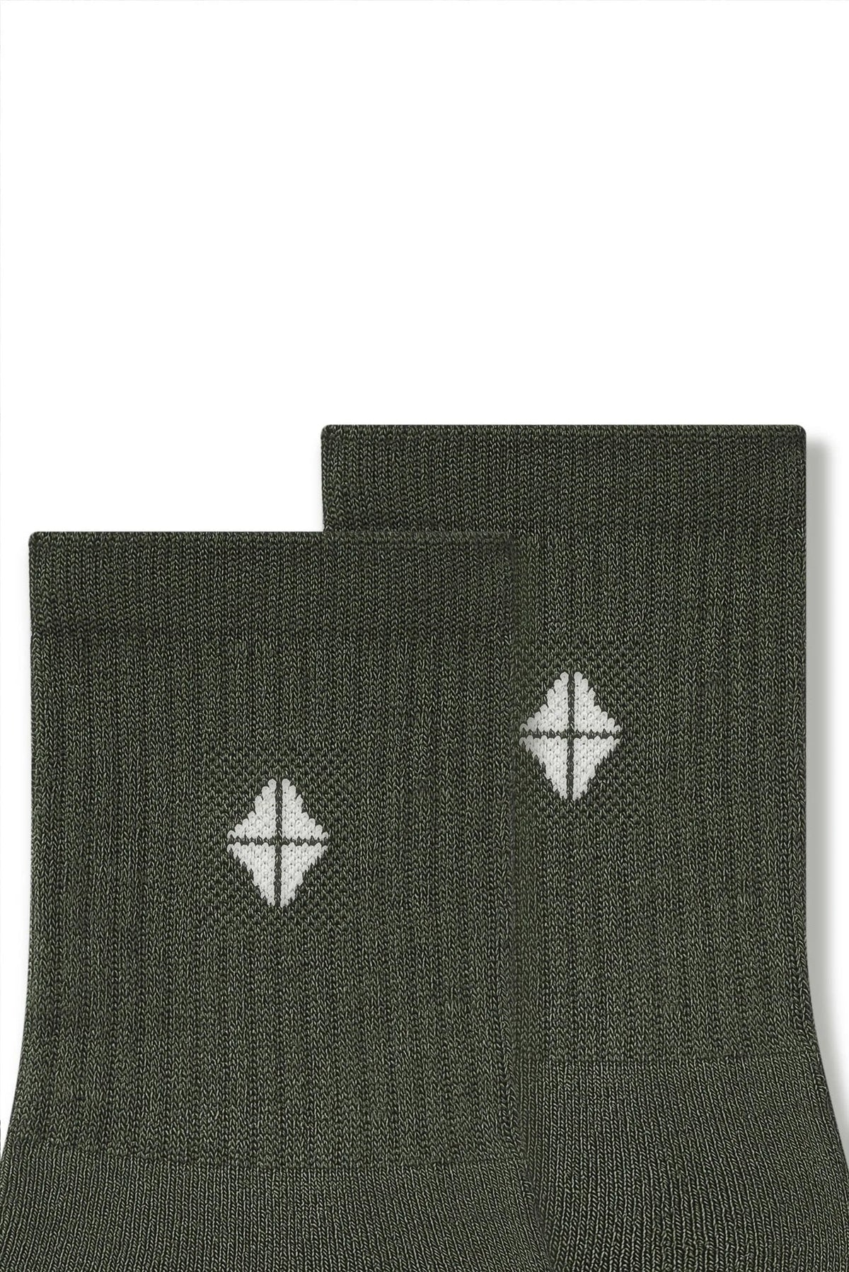 Adult Crew Socks in Fir