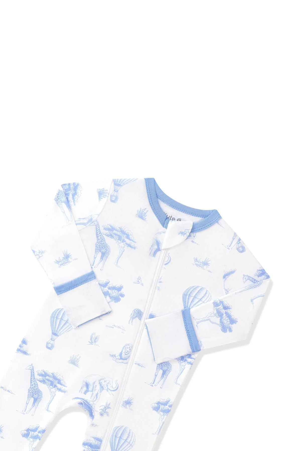 Zippered Romper in Toile Safari