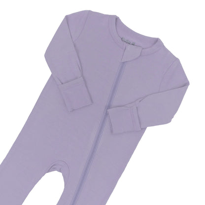 Zippered Romper in Taro