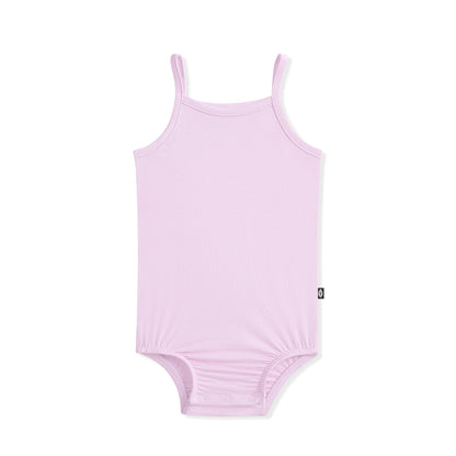 Spaghetti Strap Leotard in Thistle