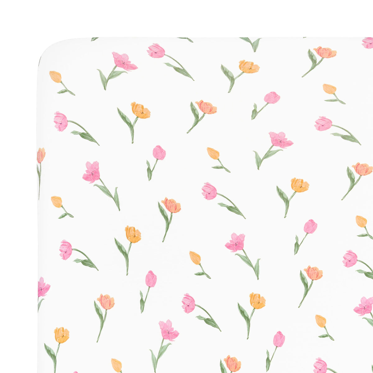 Mini Crib Sheet in Tulip