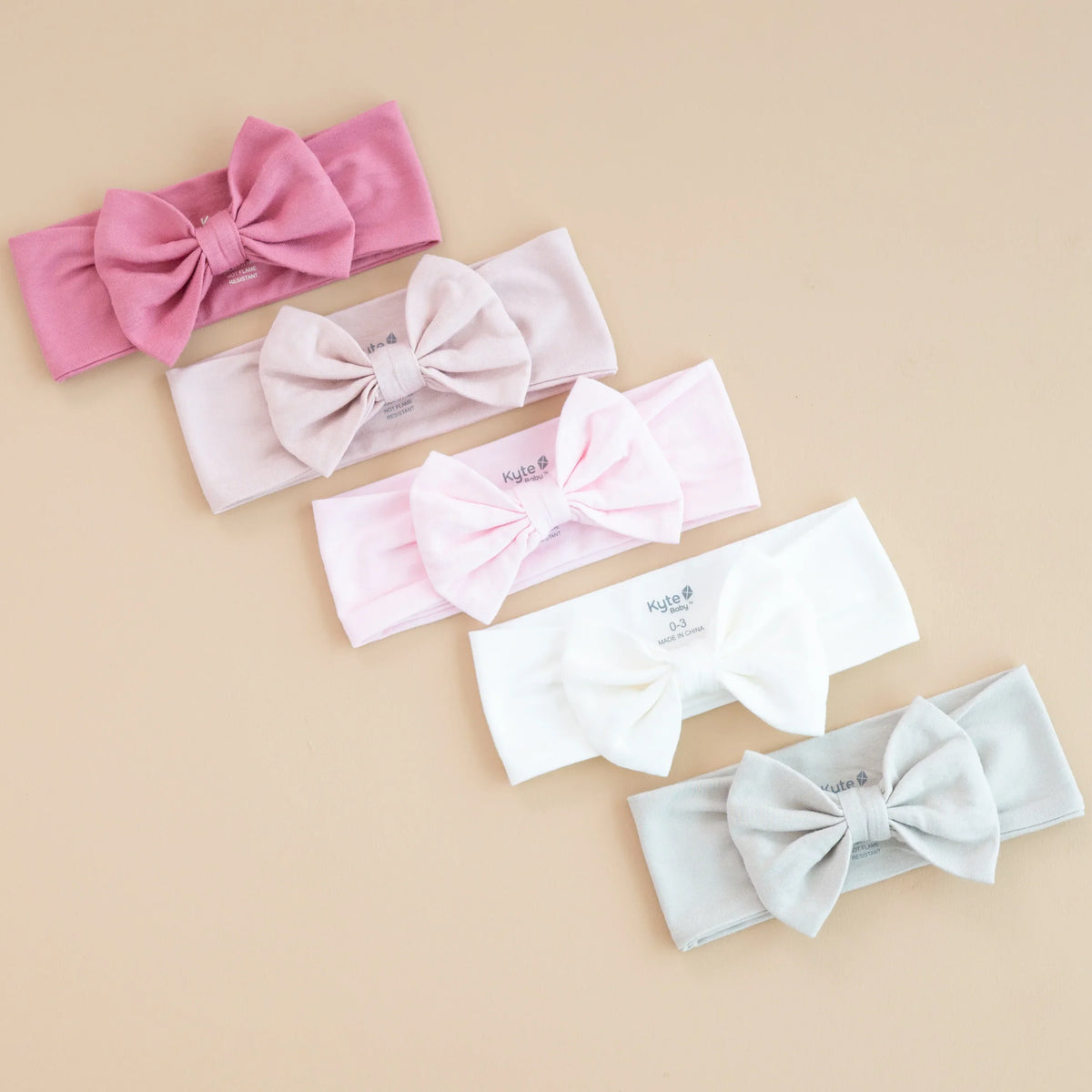 Bow Headband in Oat