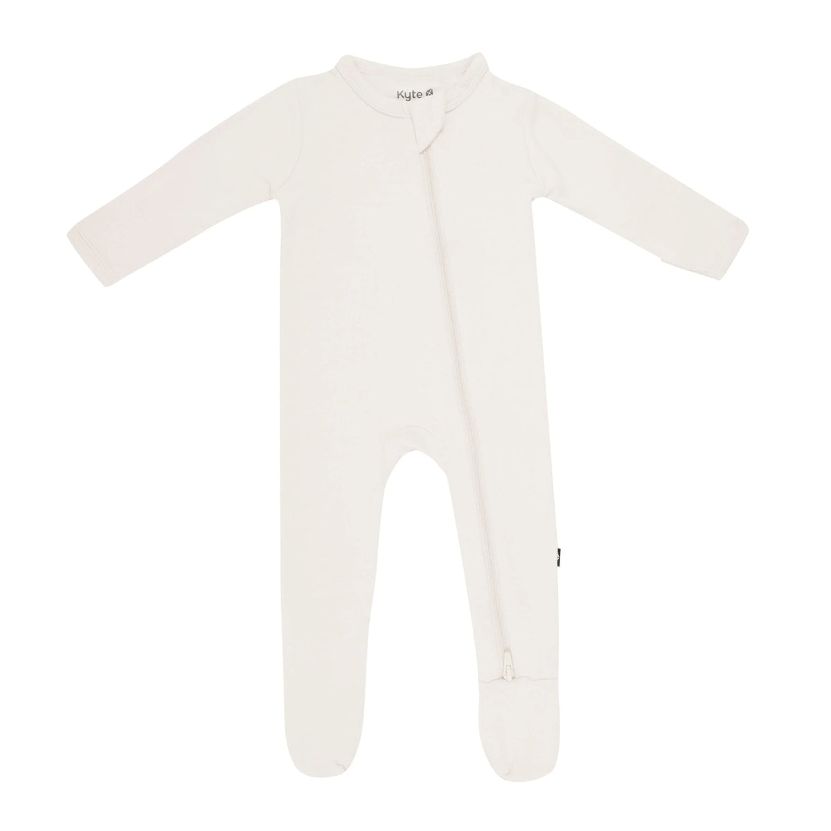 Zippered Footie in Oat