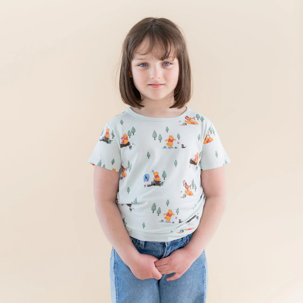 Toddler Basic Tee in Winnie the Pooh Hundred Acre Wood