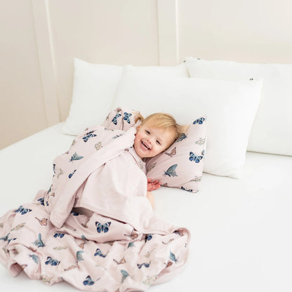 Toddler Blanket in Blush Butterfly 1.0