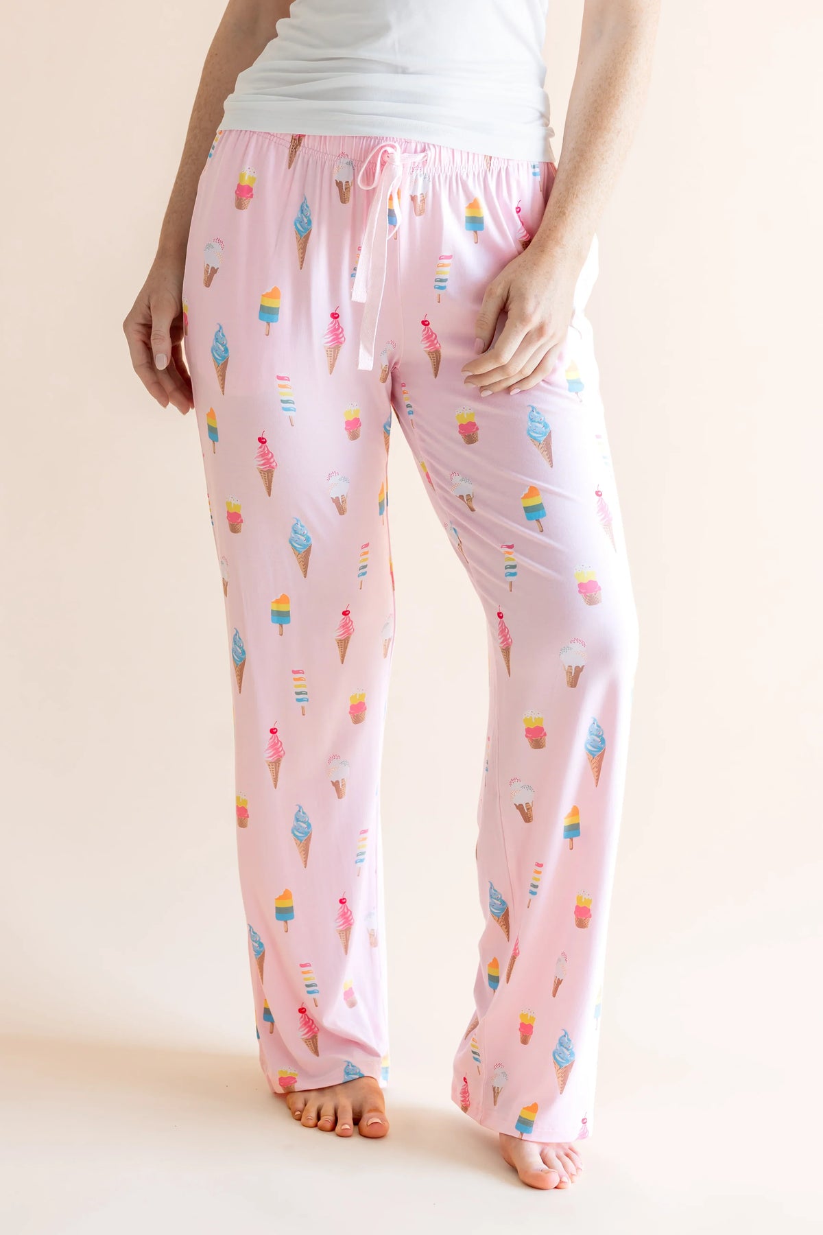 Women's Lounge Pants in Sakura Ice Cream