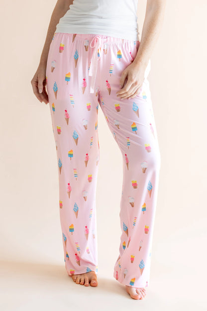 Women's Lounge Pants in Sakura Ice Cream