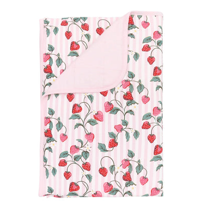 Toddler Blanket in Strawberry Fields 1.0
